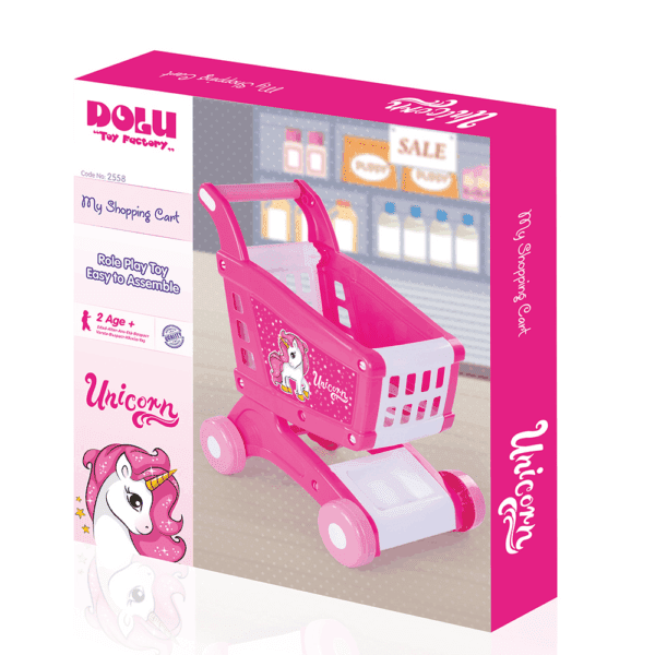 ΚΑΡΟΤΣΙ ΣΟΥΠΕΡ ΜΑΡΚΕΤ UNICORN 2558 DOLU - Image 5
